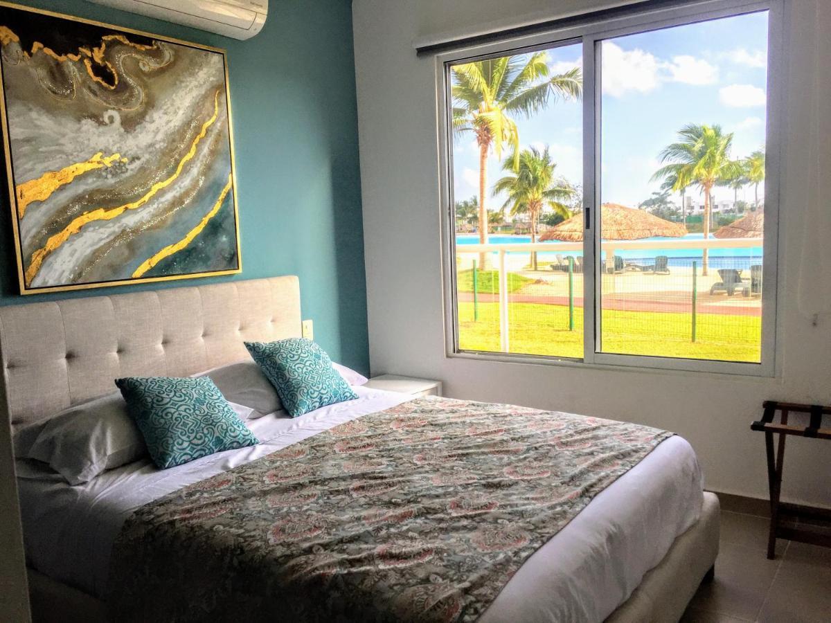Escape Al Caribe Con Una Vista Impresionante En Pilarita'S Dream Lagoons 칸쿤 외부 사진