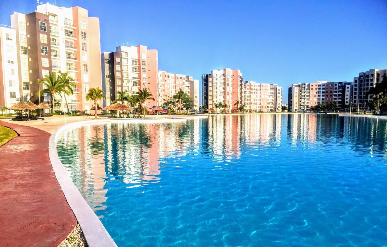 Escape Al Caribe Con Una Vista Impresionante En Pilarita'S Dream Lagoons 칸쿤 외부 사진
