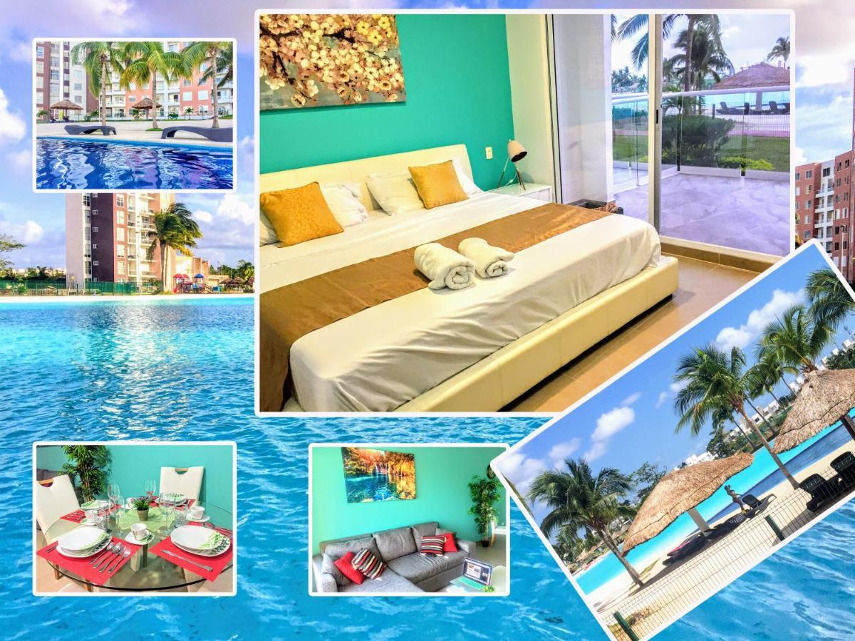 Escape Al Caribe Con Una Vista Impresionante En Pilarita'S Dream Lagoons 칸쿤 외부 사진